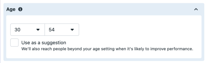 Age Range Suggestions
